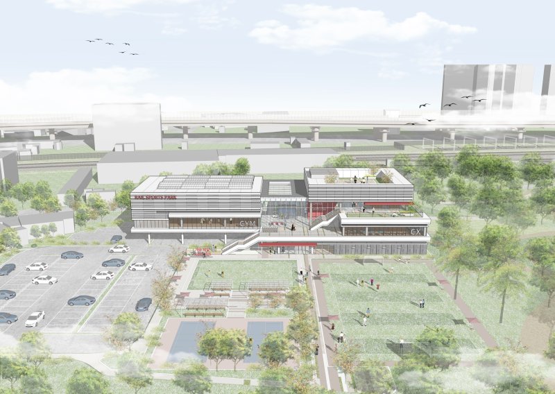 부산 부산진구 개금동 레일스포츠파크 조성사업 설계공모 당선작 조감도.(부산진구 제공. 재판매 및 DB 금지)