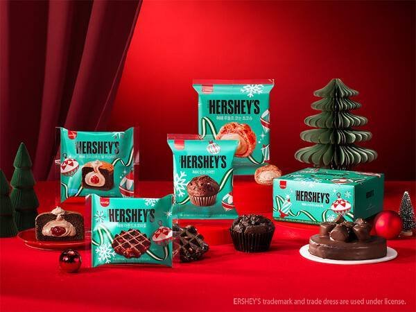 삼립이 허쉬와 손잡고 선보인 2025 겨울 시즌 제품.(삼립 제공)