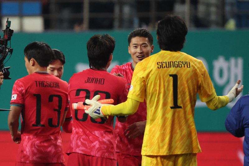 축구대표팀이 북중미 월드컵 조별리그에서 멕시코, 남아공, 유럽 플레이오프 승자와 격돌한다. /뉴스1 ⓒ News1 황기선 기자