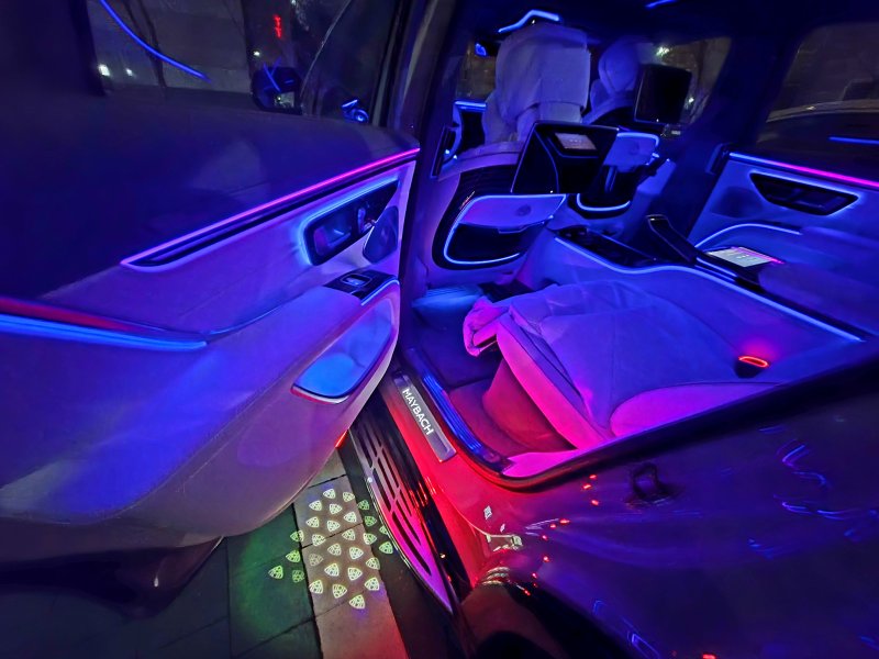 마이바흐 EQS 680 SUV 2열 실내 ⓒ News1 박기범 기자