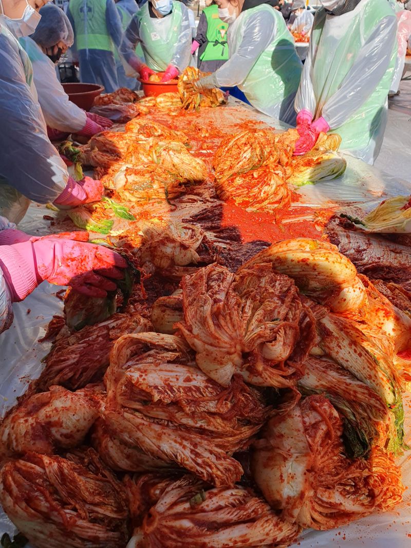 그린닥터스·온병원 "왕진가방 들고 김장김치 전달했어요"