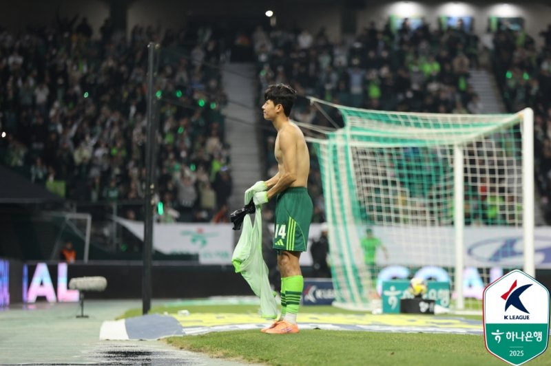 [서울=뉴시스]프로축구 전북 전진우. (사진=한국프로축구연맹 제공)