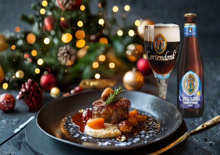 맛있는 요리와 곁들여 먹기 좋은 벨기에 크리스마스 맥주(벨기에관광청 제공)