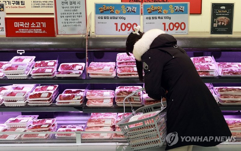 식품물가 5년새 27% 뛰어…고환율에 수입산 과일·생선·고기↑