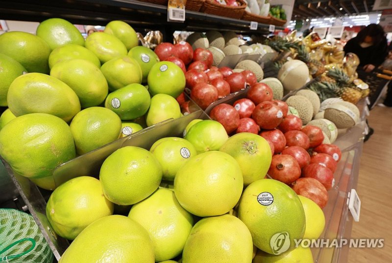 식품물가 5년새 27% 뛰어…고환율에 수입산 과일·생선·고기↑