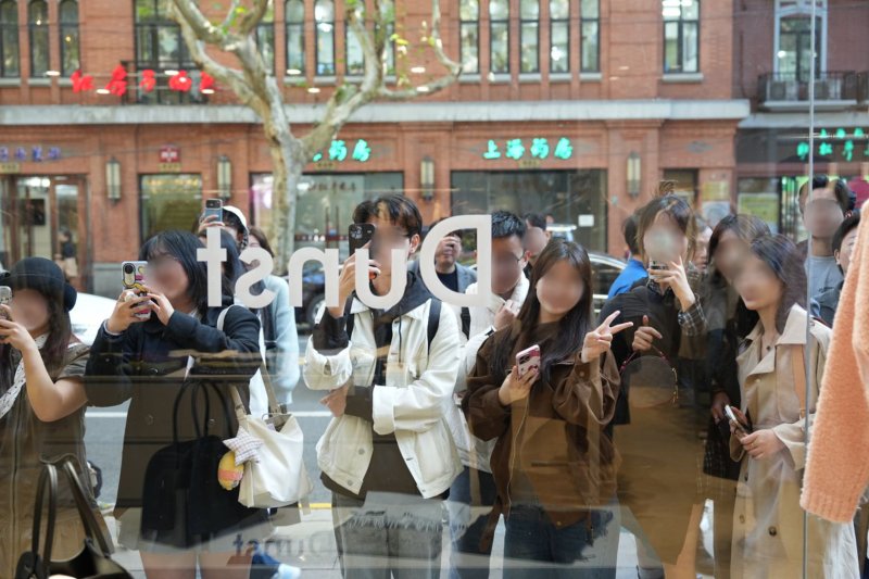 상하이 던스트 팝업 오픈런 모습.(던스트제공)