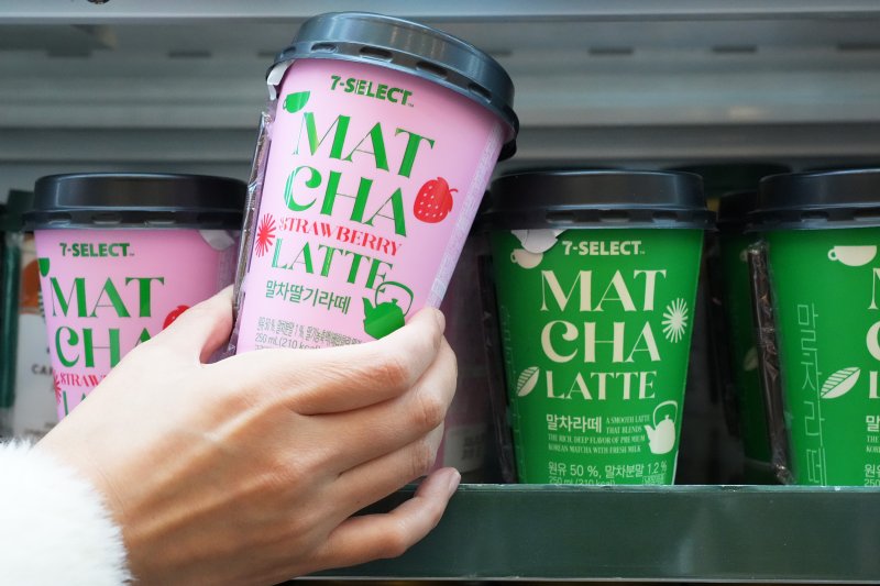 세븐셀렉트 말차라떼 2종(세븐일레븐 제공)