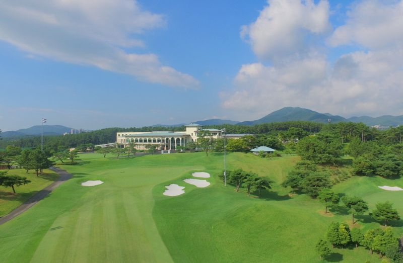 6~7일 ‘채리티 매치 인 아시아드CC(Charity match in ASIAD C.C.)’ 대회가 개최한 부산 기장군 일광읍 소재 아시아드컨트리클럽. 아시아드컨트리클럽 제공