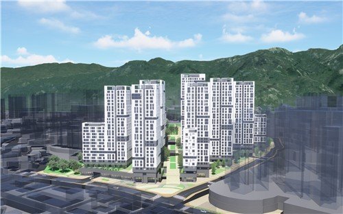 홍제4구역 주택재개발 정비구역 투시도. 서울시 제공