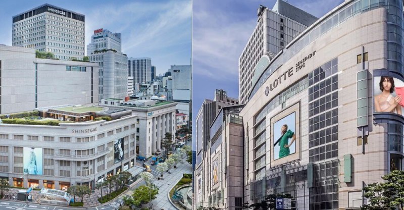 (신세계백화점, 롯데백화점 제공)