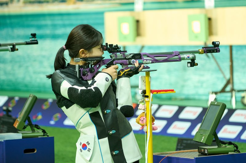 [서울=뉴시스]사격 간판 반효진. (사진=ISSF 제공)