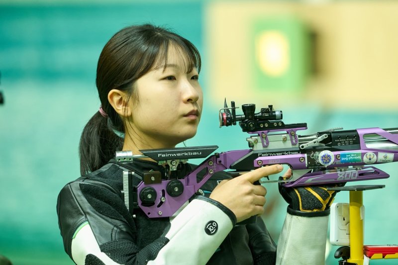 [서울=뉴시스]사격 간판 반효진. (사진=ISSF 제공)