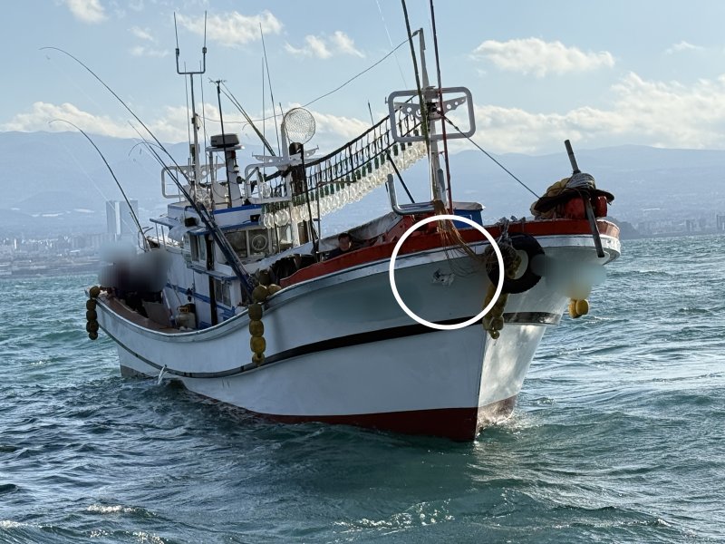 충돌 어선(제주해경 제공. 재판매 및 DB금지)