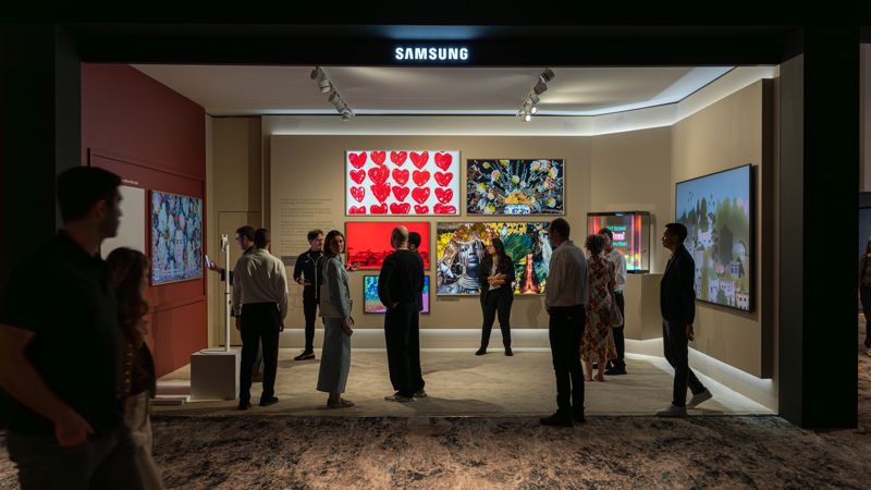삼성전자, 美 아트 바젤 마이애미 비치서 '삼성 아트 TV'로 전시