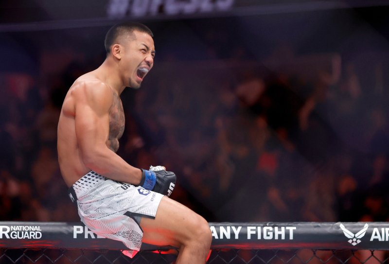 [라스베이거스=AP/뉴시스] UFC 조슈아 반. 2025.12.06.