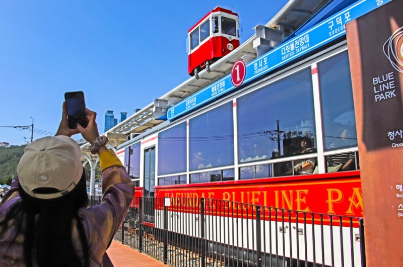 ▲ 해운대블루라인파크 사진공모전 '우수상'작품들 해운대블루라인파크 제공