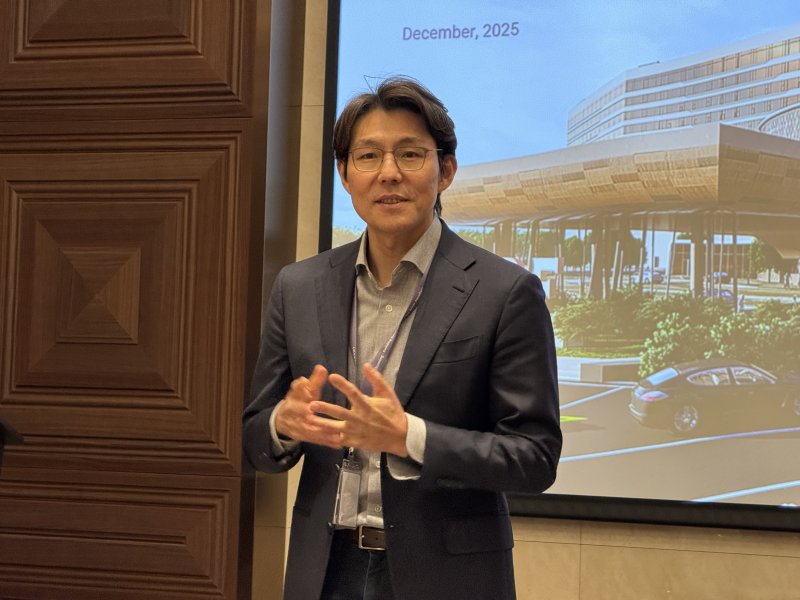 지난 4일 오후 인천 영종도 인스파이어엔터인먼트리조트에서 인사말을 하는 고규범 인스파이어 CEO ⓒ News1 윤슬빈 관광전문기자