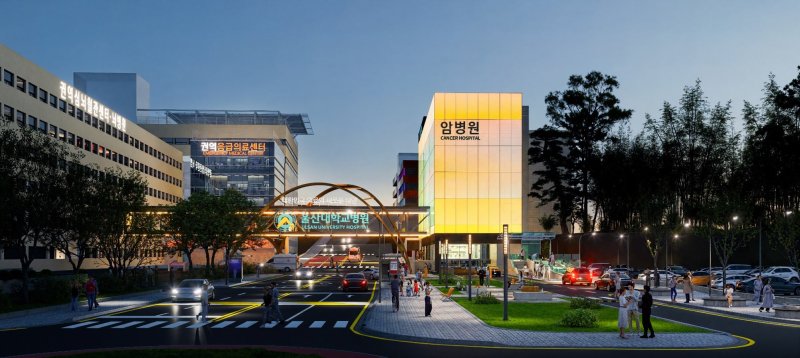 [울산=뉴시스] 박수지 기자 = 울산대학교병원 증축 및 리모델링 사업 조감도. (사진=울산대병원 제공) 2025.09.12. photo@newsis.com *재판매 및 DB 금지