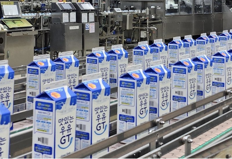남양유업, ‘맛있는우유GT’ 생산하는 천안신공장 현장 모습(남양유업 제공)