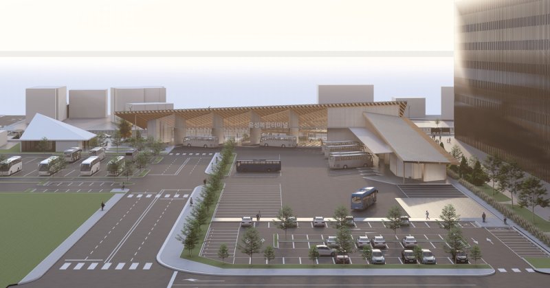 대전 유성복합터미널 조감도 (시 제공) / 뉴스1