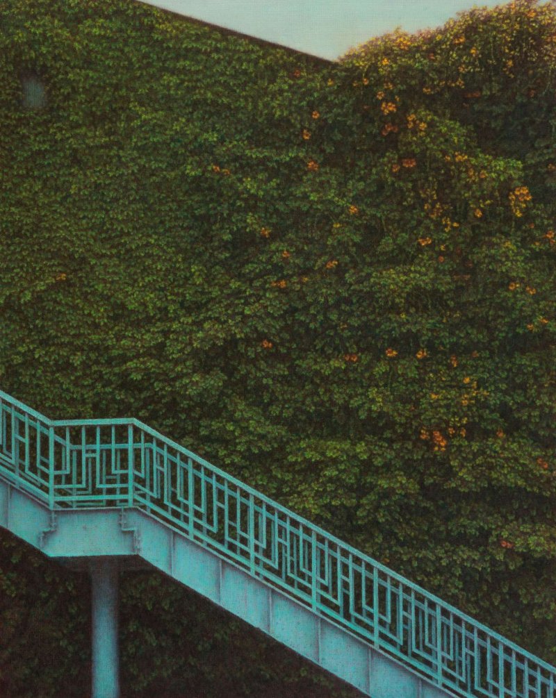 이만나, 깊이 없는 풍경, Oil on canvas, 100x80.3cm, 2024 *재판매 및 DB 금지