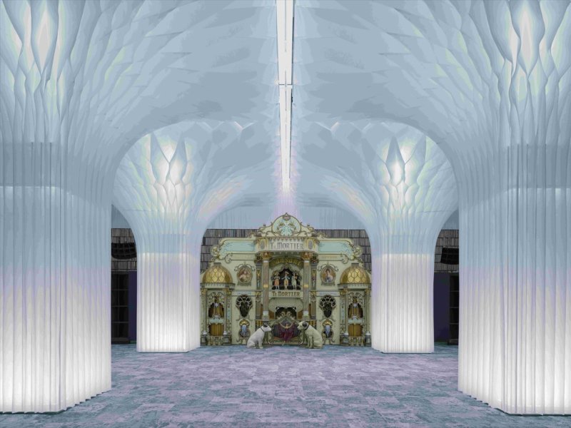 오디움 내부 전경_라운지. 후카오 다이키 *재판매 및 DB 금지