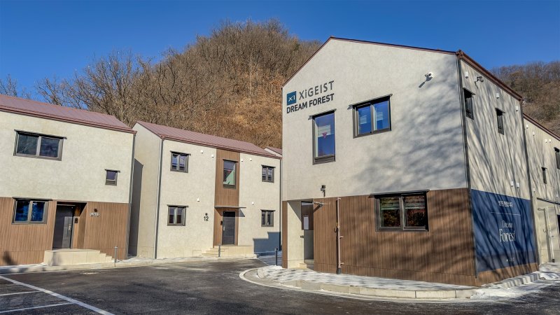 [서울=뉴시스] 목조 모듈러 기숙사 '드림 포레스트' . (사진=GS건설 제공) 2025.12.08. photo@newsis.com *재판매 및 DB 금지