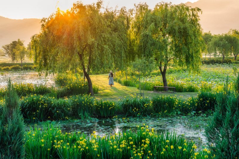 [거창=뉴시스]문화체육관광부 주관 '2026년 열린관광지 조성사업' 공모에 선정된 경남 거창군 거창창포원 전경.(사진=경남도 제공) 2025.12.08. photo@newsis.com