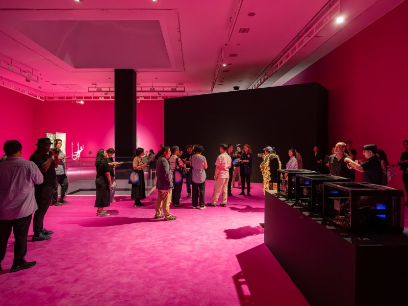 제13회 서울미디어시티비엔날레 '강령영혼의기술'전시전경, 서울시립미술관, 2025.사진 홍철기. 서울시립미술관제공 *재판매 및 DB 금지