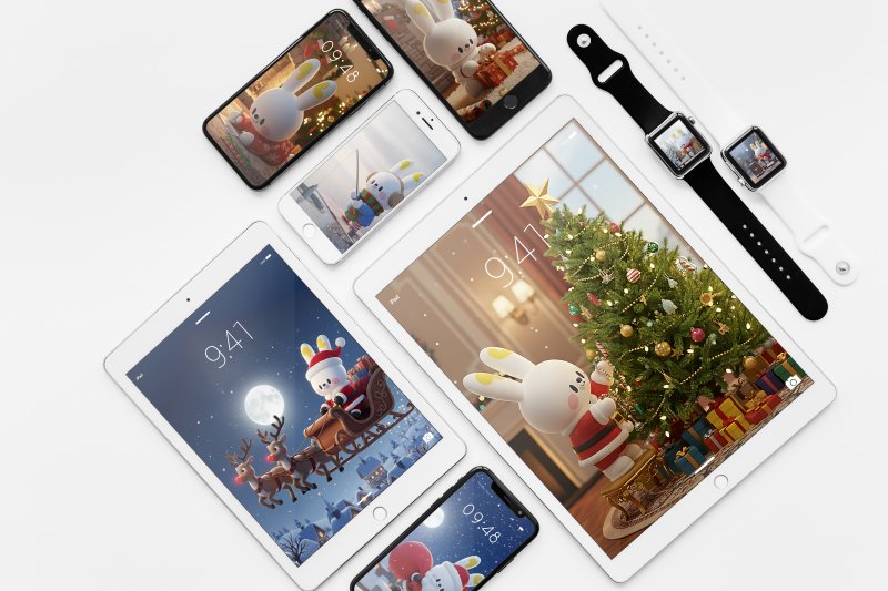 [창원=뉴시스]경남도, '벼리' 겨울테마 디지털굿즈 무료 배포.(사진=경남도 제공) 2025.12.08. photo@newsis.com