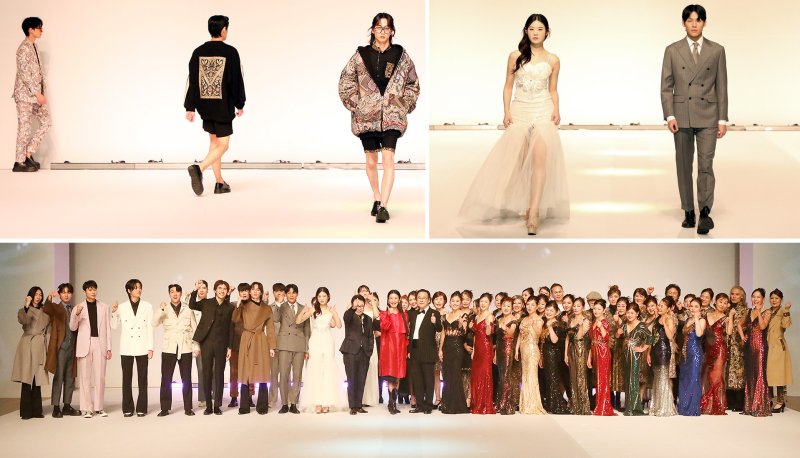 지난 5일 한국패션센터에서 영남이공대 모델테이너과 학생들이 '졸업패션쇼–A New Chapter'를 선보였다. (영남이공대 제공. 재판매 및 DB금지)