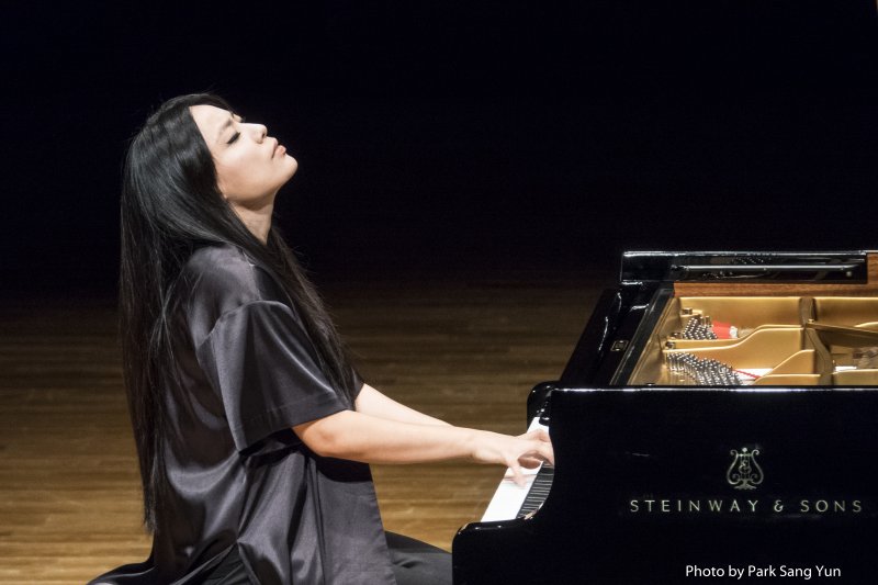 임현정 피아니스트 연주 모습.(태안박람회 조직위 제공. 재판매 및 DB금지)/뉴스1