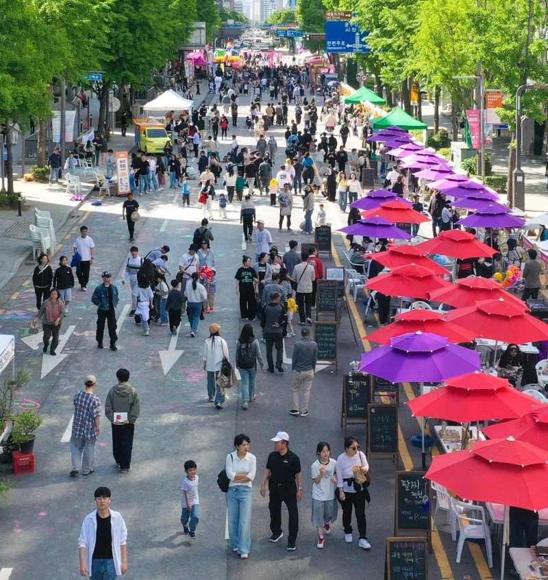 광주 금남로 차 없는 거리의 모습. (동구 제공. 재판매 및 DB 금지)