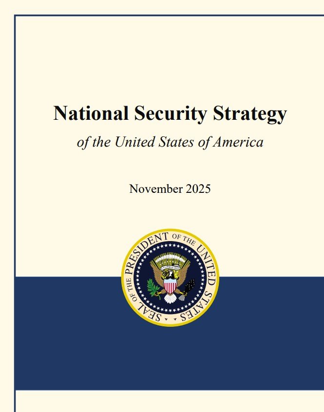 [서울=뉴시스] 미국 백악관이 5일 홈페이지를 통해 발표한 '국가안보전략(NSS) 2025' 표지. 2025.12.08. *재판매 및 DB 금지