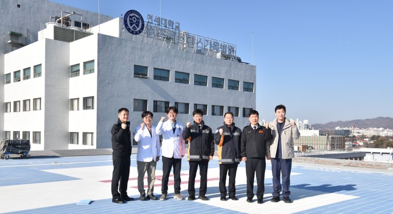 강원특별자치도 소방본부, 원주세브란스기독병원과 응급의료 업무협의 간담회.(도소방본부 제공, 재판매 및 DB금지)