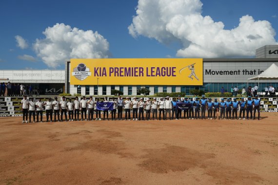 지난해 11월 27일 찾은 기아 인도법인 아난타푸르 공장에서는 직원들의 사기 진작과 자기계발을 위해 인도의 국기인 크로켓 리그를 개최하고 있다. 기아 제공