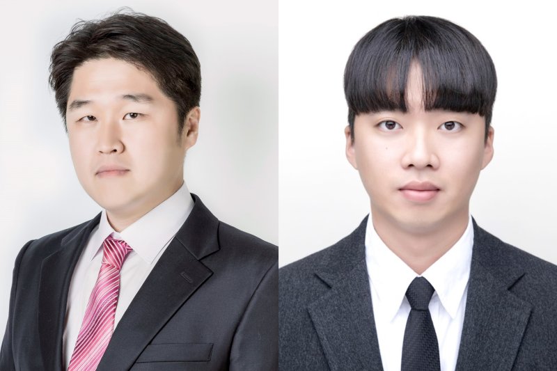 [구미=뉴시스]박철민 교수(왼쪽), 김도현 연구원. (사진=금오공대 제공) 2025.12.09 photo@newsis.com *재판매 및 DB 금지