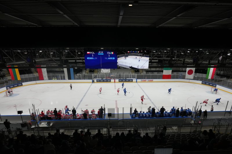 [로=AP/뉴시스] 2026 밀라노·코르티나담페초 동계올림픽 아이스하키 경기가 열릴 로 보조경기장. 2025.12.08