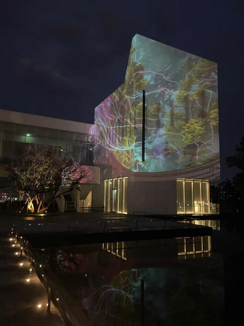 강릉시립미술관 솔올, 미디어 파사드 운영.(미술관 제공, 재판매 및 DB 금지)