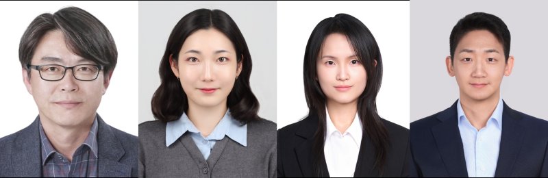 좌측부터 고현협 교수, 장유진 연구원(제1저자), 나상윤 박사(공동 제1저자), 노윤구 박사(공동 제1저자)(UNIST 제공. 재판매 및 DB금지)/뉴스1