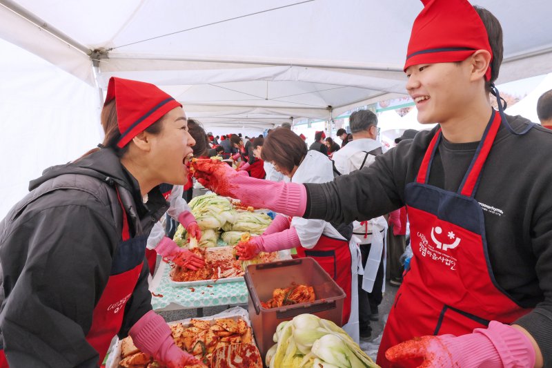 전북 임실군에서 아삭아삭 김장페스티벌이 열 리고 있다.(임실군제공. 재판매 및 DB금지)2025.12.9/뉴스1
