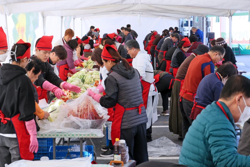 전북 임실군에서 아삭아삭 김장페스티벌이 열 리고 있다.(임실군제공. 재판매 및 DB금지)2025.12.9/뉴스1