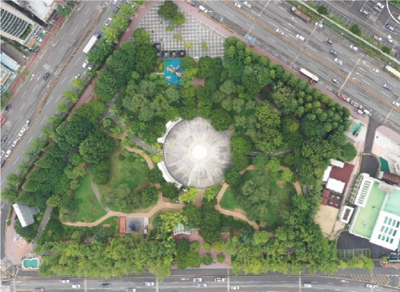 [창원=뉴시스] 강경국 기자 = 경남 창원시 마산회원구 양덕동 삼각지공원. (사진=창원시청 제공). 2025.12.09. photo@newsis.com *재판매 및 DB 금지