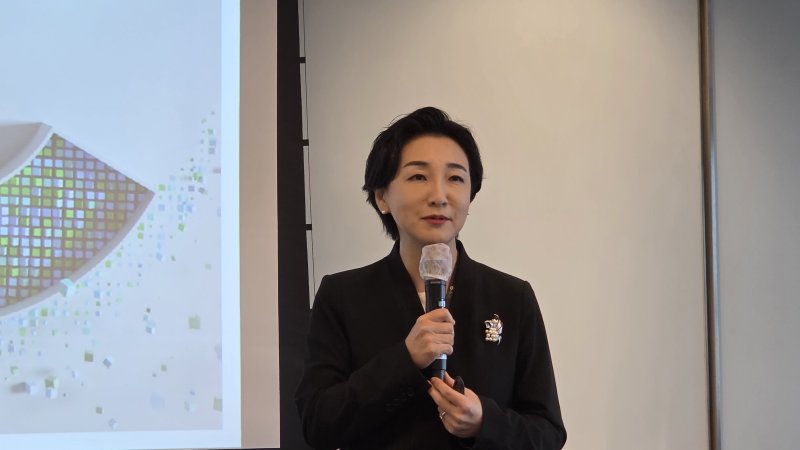 이수정 한국IBM 사장이 서울 여의도 Three IFC 6층 IBM 미디어 오픈하우스에서 발언하고 있다. 2025.12.9 뉴스1 ⓒ News1 김민석 기자