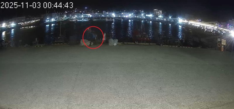 피의자 범행 장면.(사천해경 제공. 재판매 및 DB금지)