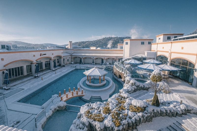 아산스파비스 전경. 금호리조트 제공