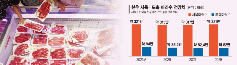 한우값 뛰는데 값싼 수입산 몰려온다… 국내 축산농가 타격