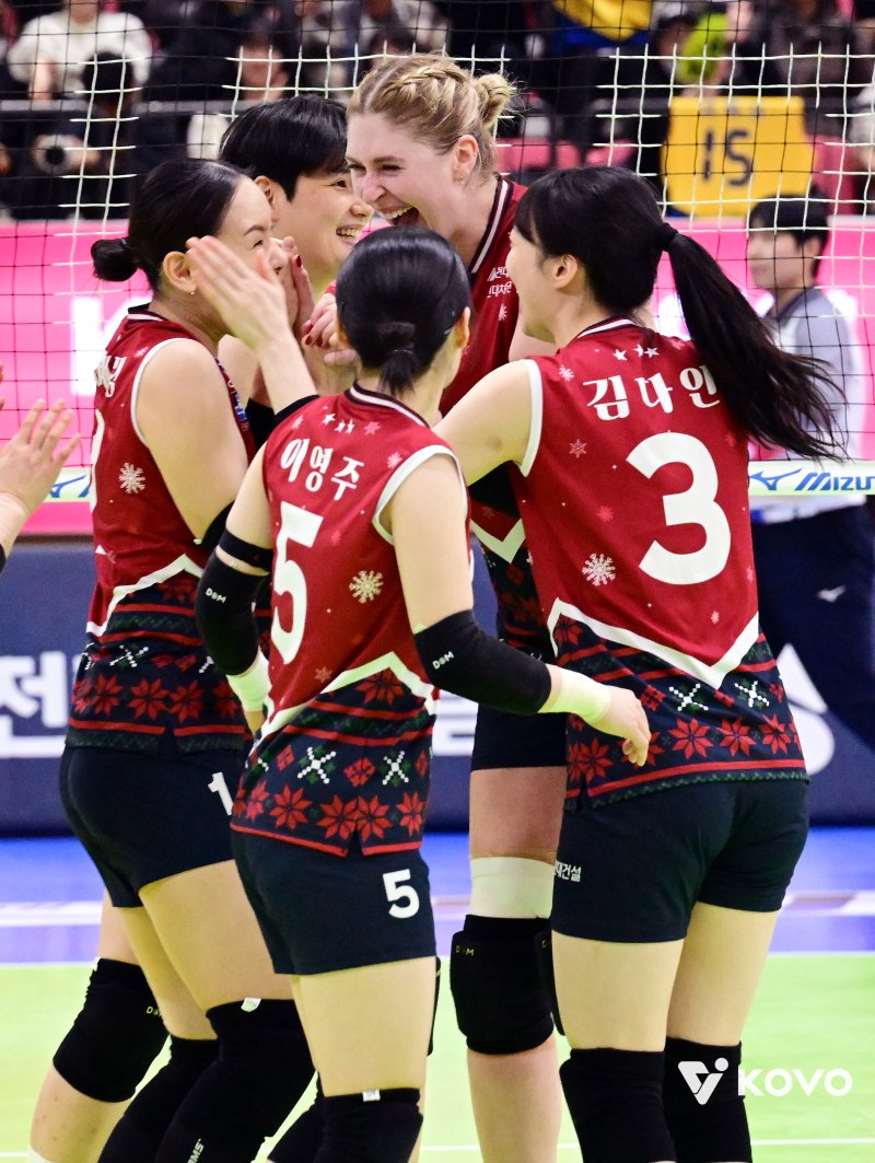 현대건설 선수들. (KOVO 제공)