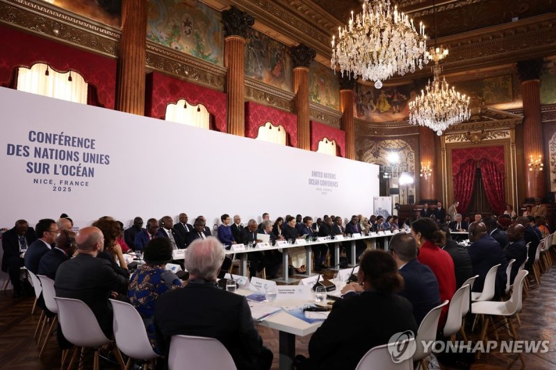 올해 열린 제3차 유엔해양총회 모습. 연합뉴스