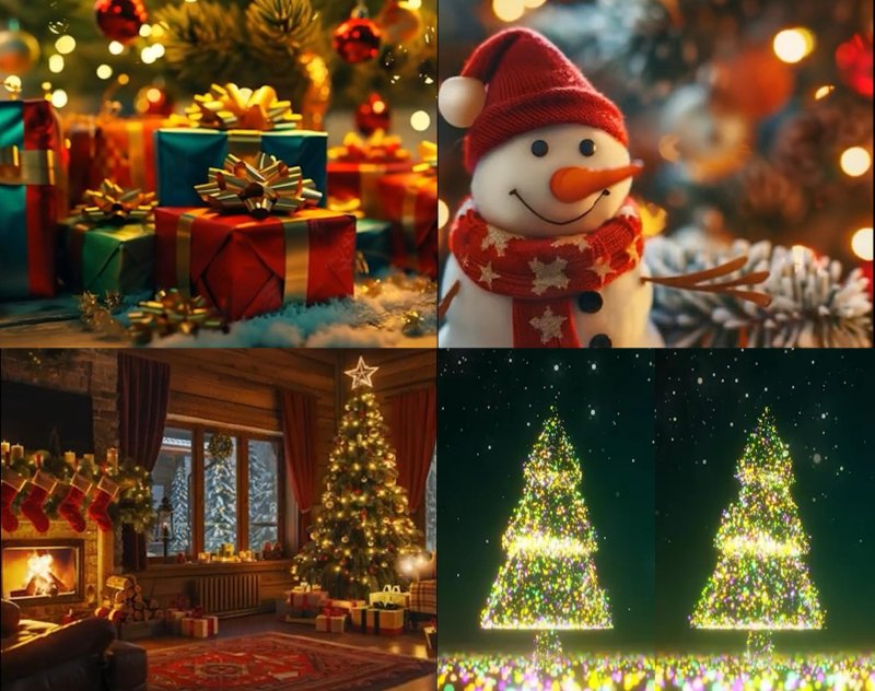 홍성군 '크리스마스 미디어 쇼' 이미지. / 뉴스1